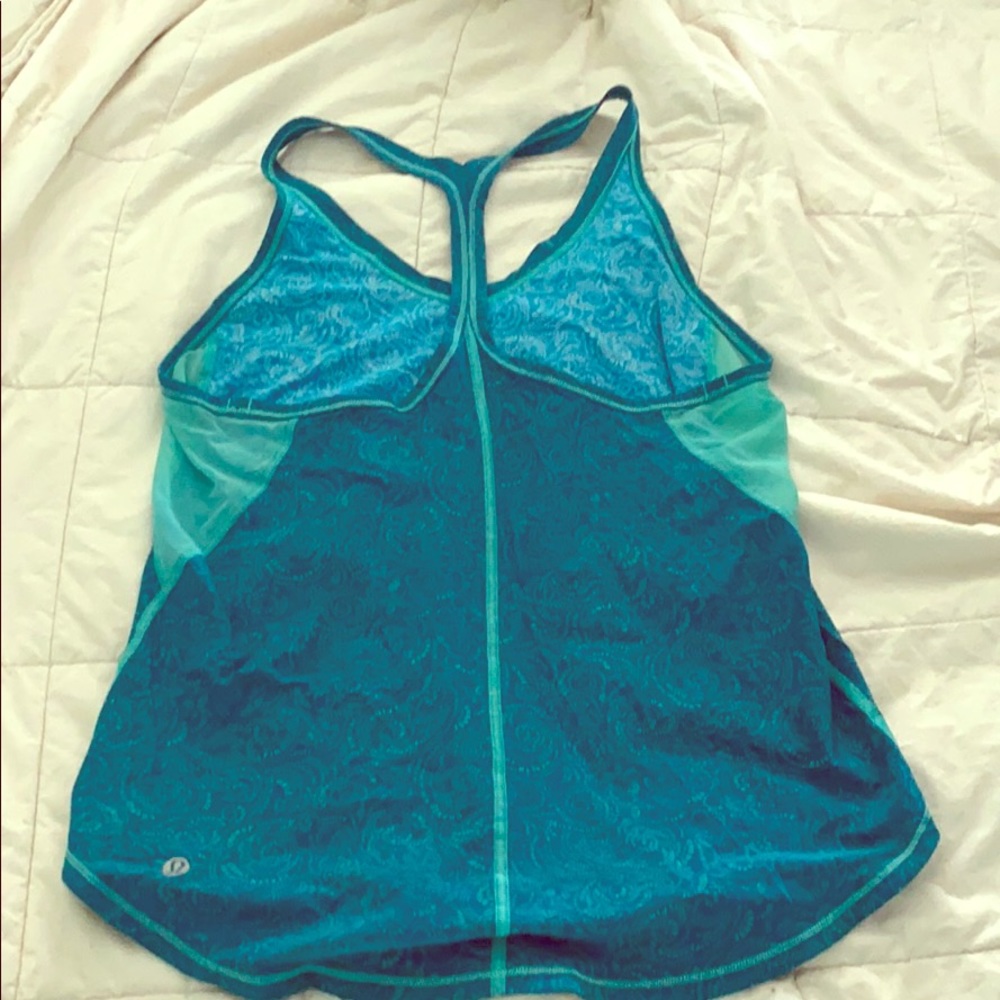 Lululemon Teal Racerback Top